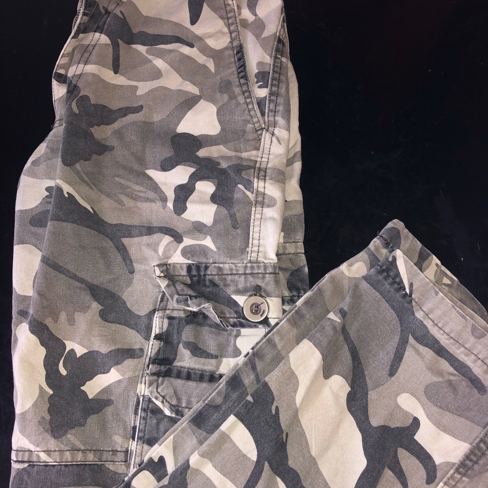 Camo cargo pants